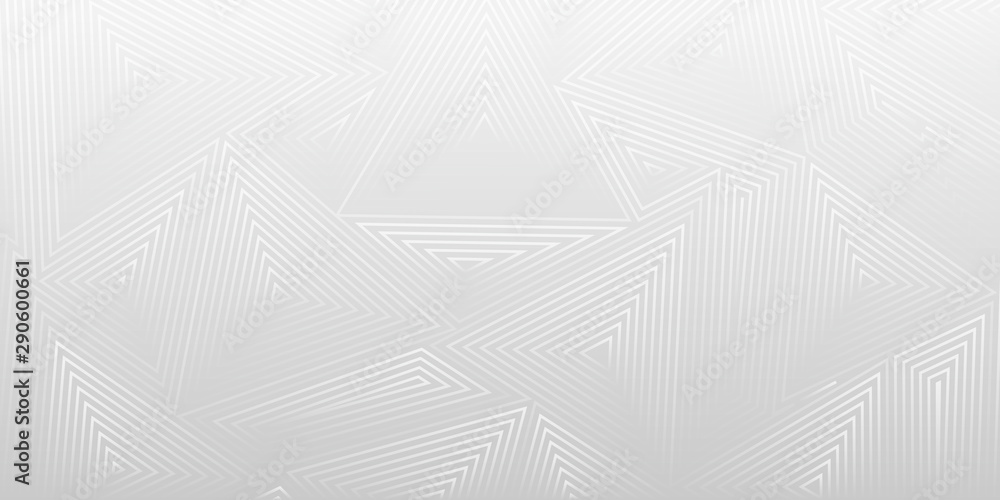 Abstract background of concentric triangles in gray colors Abstract background of concentric triangles in gray colors
