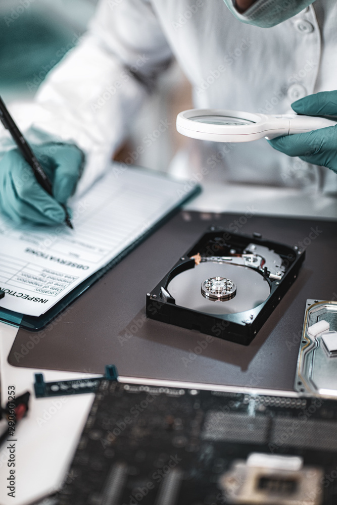 Obraz premium Forensic Science Crime Laboratory