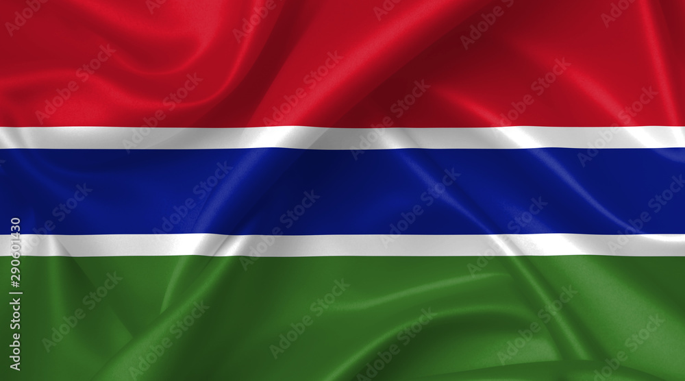 Fototapeta premium flag of the gambia