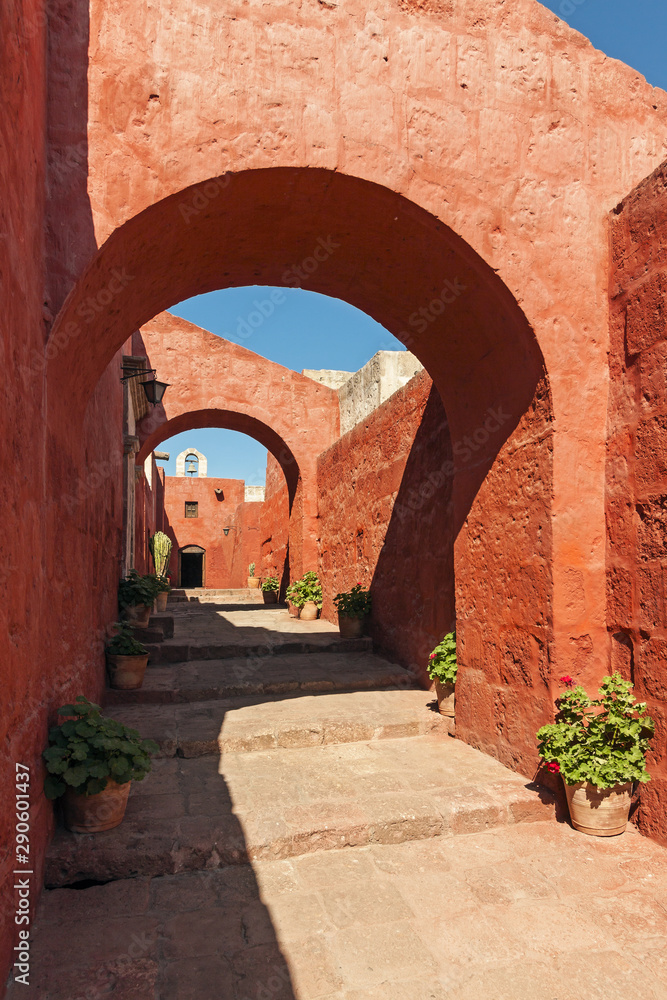 Gateway to Heaven | Sevilla street, inside the Santa Catalina monastery of Arequipa,
