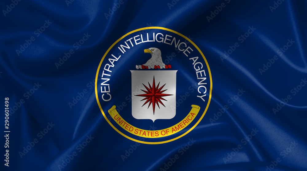 flag of the us central intelligence agency (CIA) - obrazy, fototapety, plakaty 