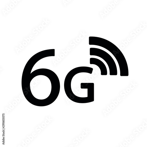 6g internet icon. icon for mobile phone or smart device. 