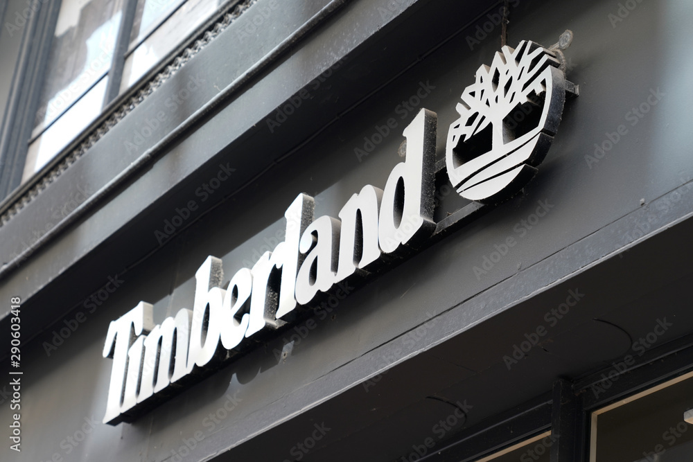 Bordeaux , Aquitaine / France - 09 18 2019 : Timberland Store in city  street shop sign Stock Photo | Adobe Stock