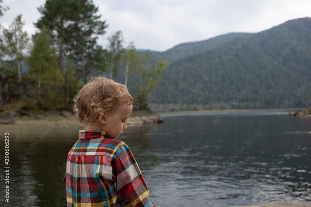 boy on the lake boy on the lake