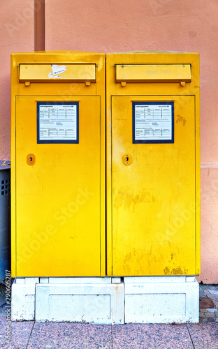 Public postbox from Deutsche Post in Germany.