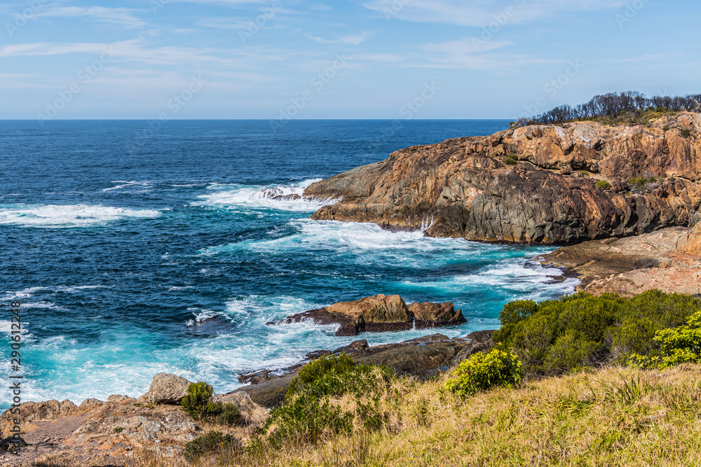 Tathra Headland Rocky Coastal Seascape