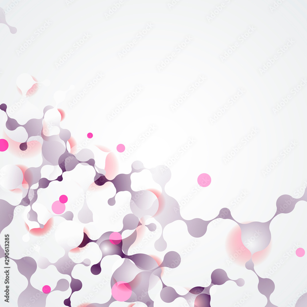 Abstract beautiful structure and DNA molecule Abstract beautiful structure and DNA molecule