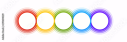 5 components chart make up something. Modern business circle infographics five options banner. Vector layout piece chart workflow. 5 piece diagram number component. Five step up options for web design