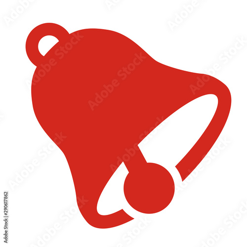 Bell ringing icon vector illustration pictogram