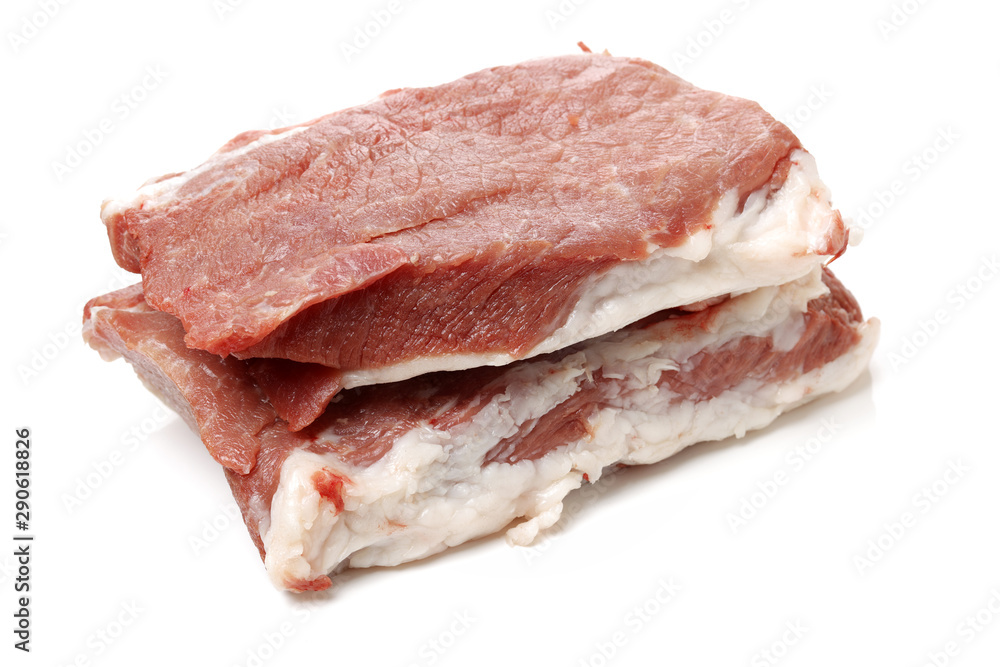 Pork Tenderloin on the white background Pork Tenderloin on the white background