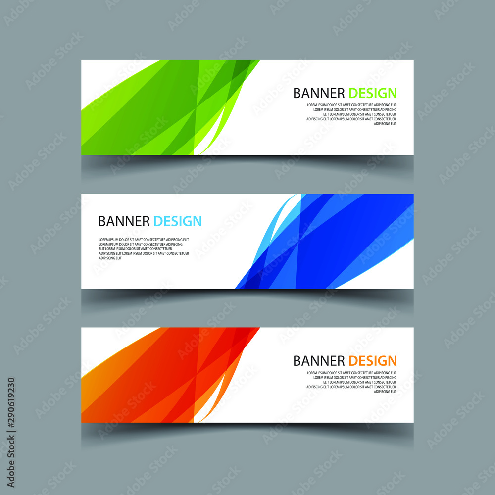 Fototapeta premium Vector Abstract design banner web template