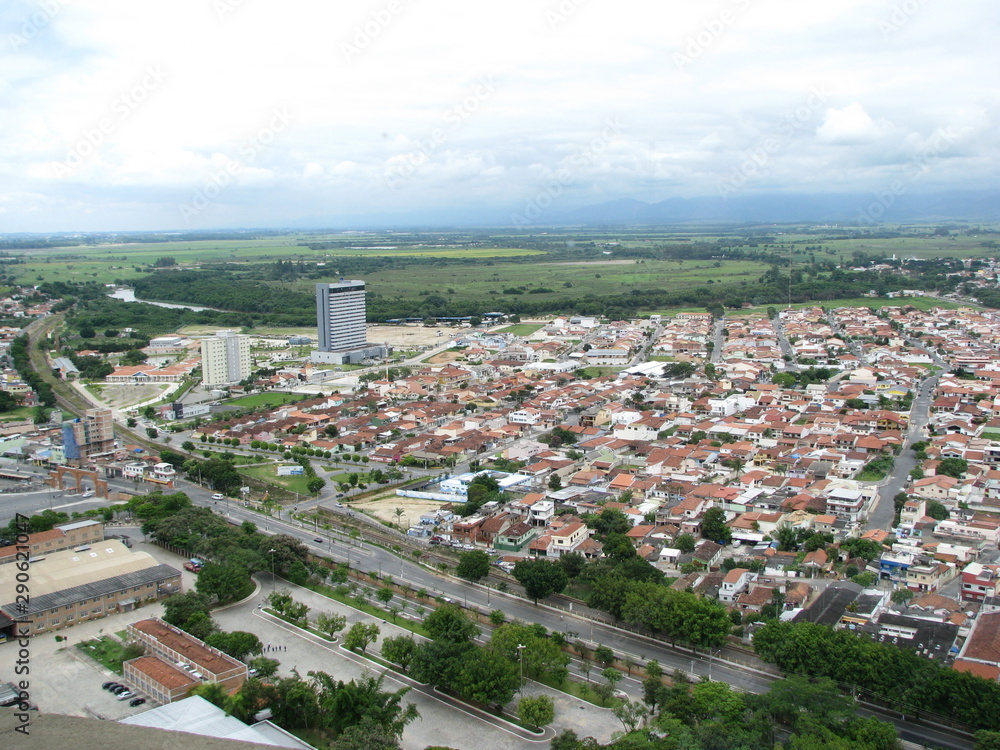 Partial view of the city from one of the cathedral towers Partial view of the city from one of the cathedral towers