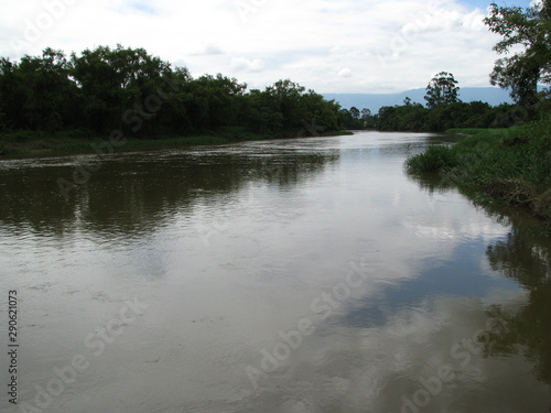 Partial view of the Paraiba river banks