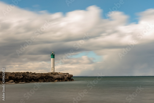 lighthouse at sunset