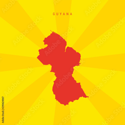 Guyana Vector Map