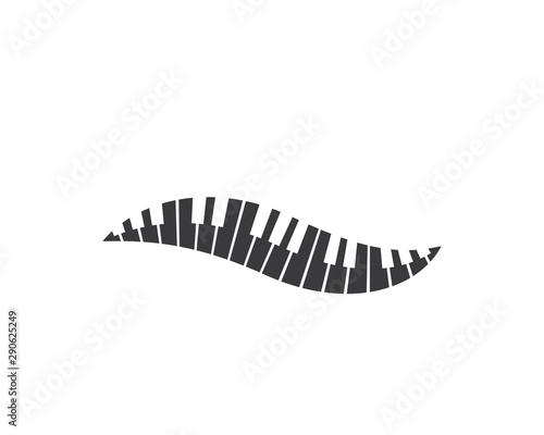 piano icon vector illustration design