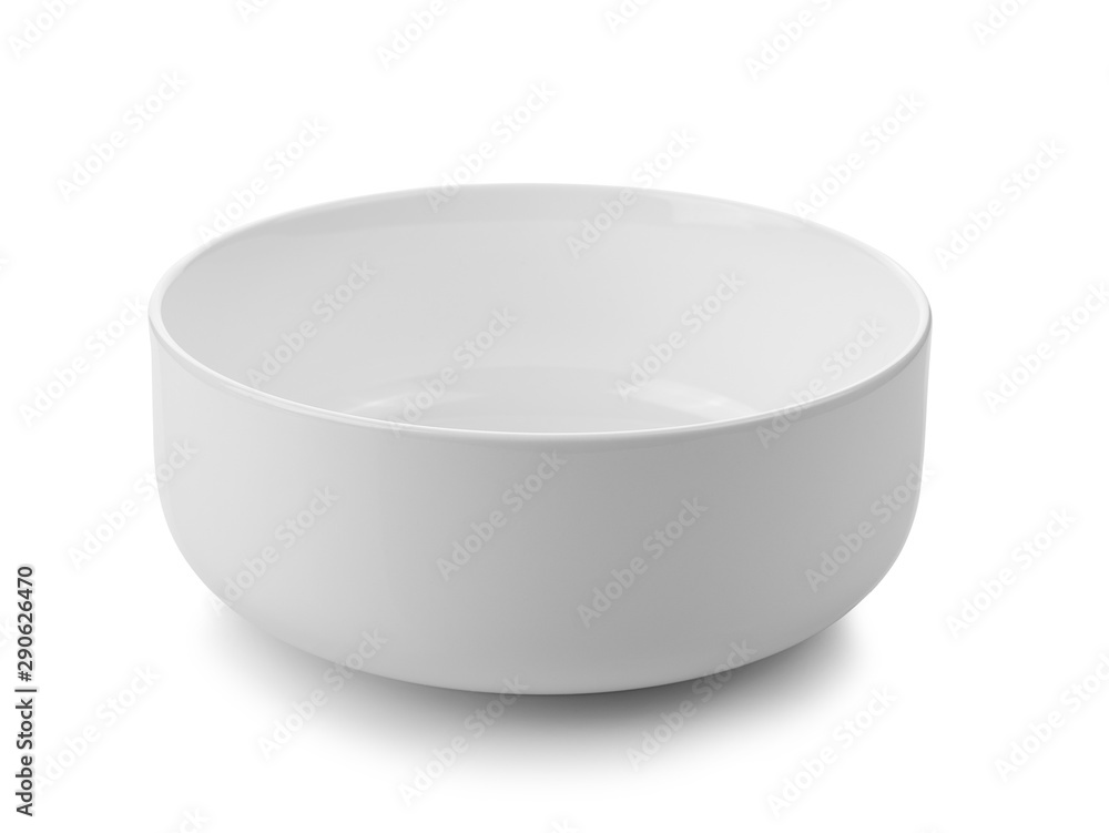 White ceramic bowl isolated on white background. White ceramic bowl isolated on white background.
