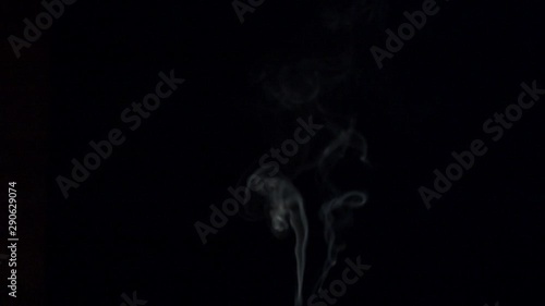 Smoke 1.5 up stream of cigarette