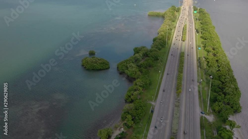 Aerials Julia Tuttle Causeway Miami Beach bridge photo