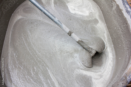 Mixing cement for construction