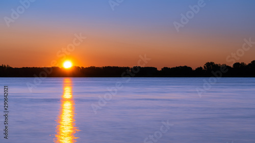 Sunrise over the St. Lawrence River