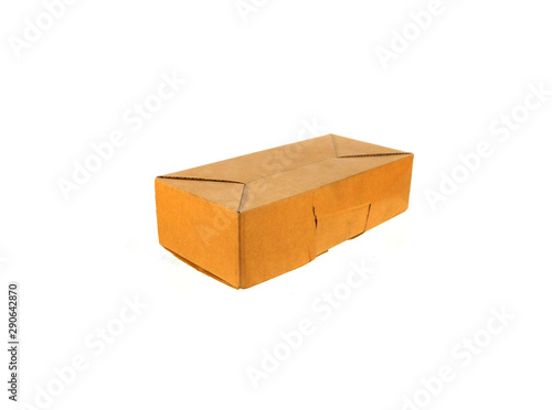 paper box isolated on white background
