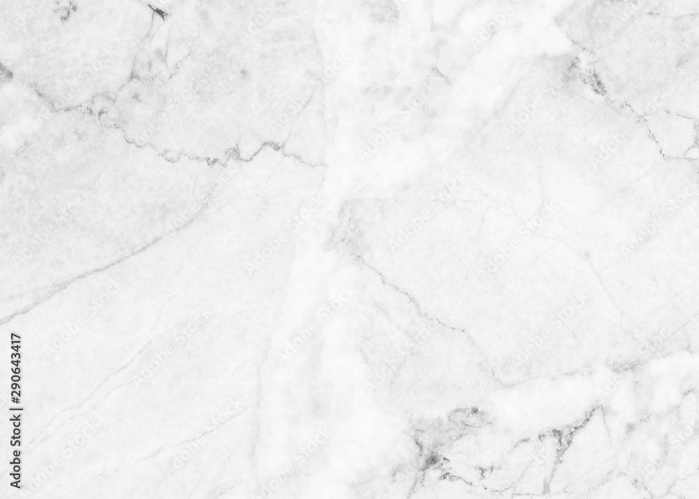 Obraz premium Close up of Abstract natural white and gray Marble texture surface pattern for background or creative modern wall paper design with high resolution.