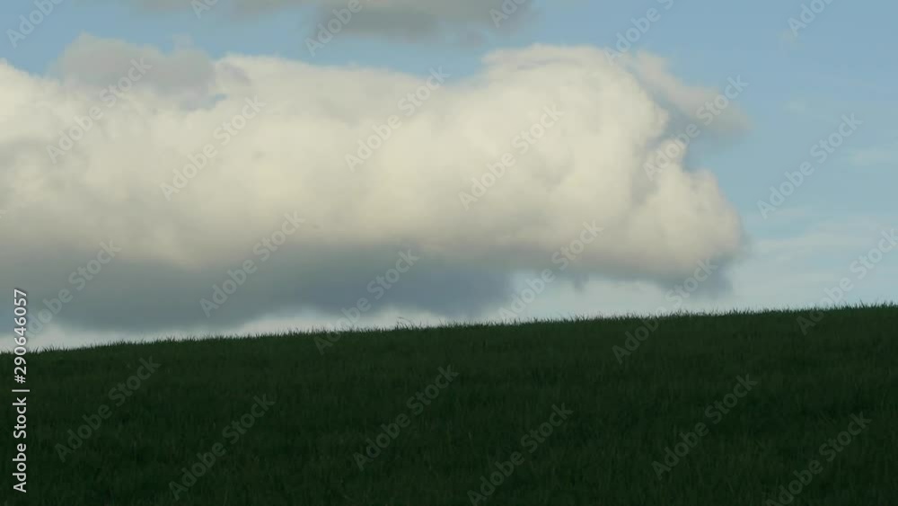 草原と雲 草原と雲