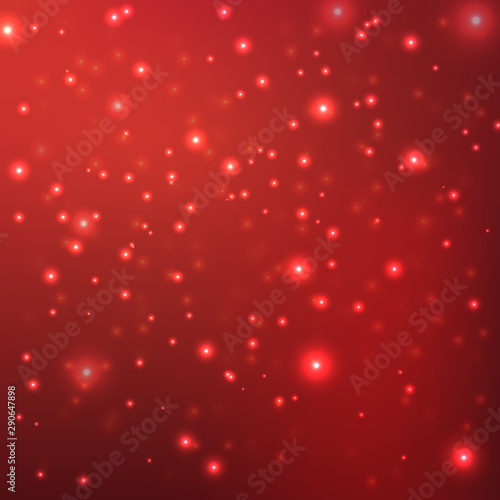 Chritmas holiday celebration theme colorful gredient abstract background with snow flake winter season. photo