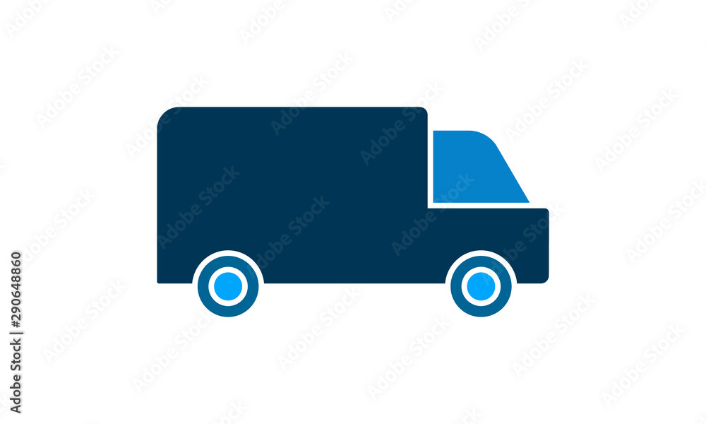  Delivery Truck icon flat style vector illustration used for website.