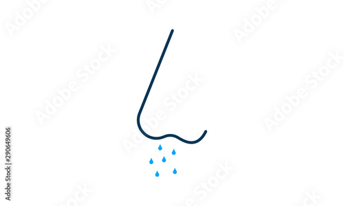Runny Nose Icon for symptom-based healthcare content
