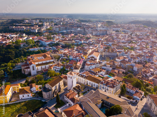 Santarem district with buildings and landscape, Portugal