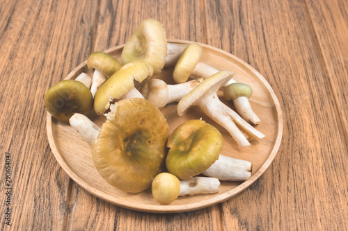 fresh mushrooms in a bowl