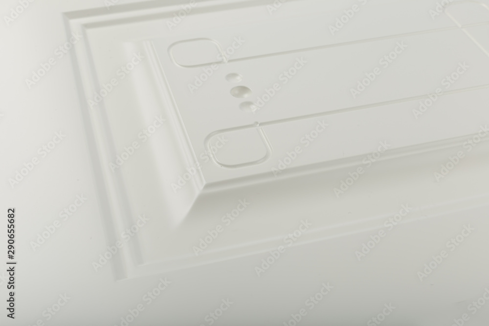 Background or concept of minimalist furniture facade for kitchen, furniture interior. Background or concept of minimalist furniture facade for kitchen, furniture interior.