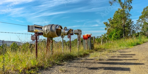 Canvas Print lost postbox