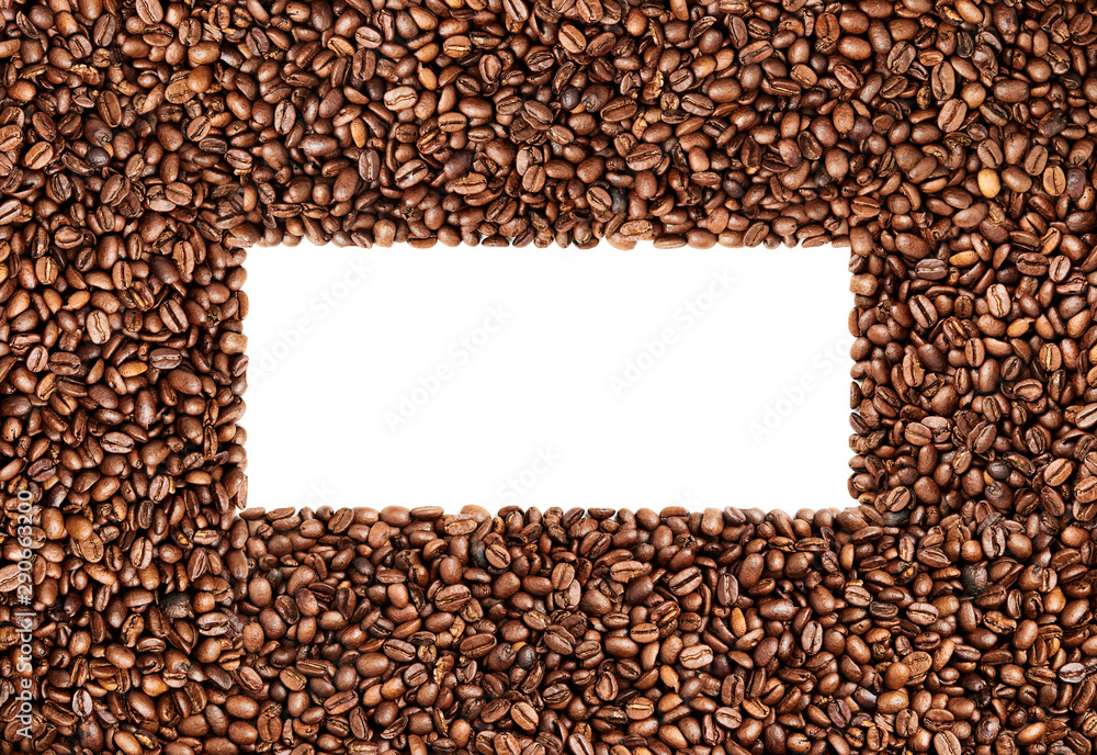 Coffee beans frame Coffee beans frame