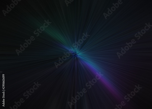 Fototapeta Naklejka Na Ścianę i Meble -  Light explosion star with glowing particles and lines. Beautiful abstract rays background.