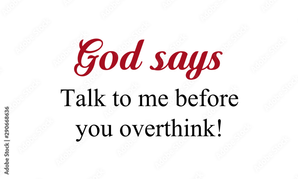 Fototapeta premium Christian faith, typography for print or use as poster, card, flyer or T shirt