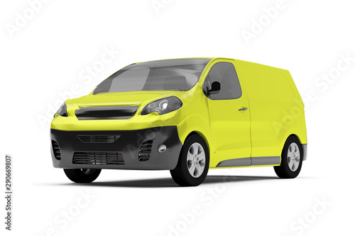 Van isolated on a white background