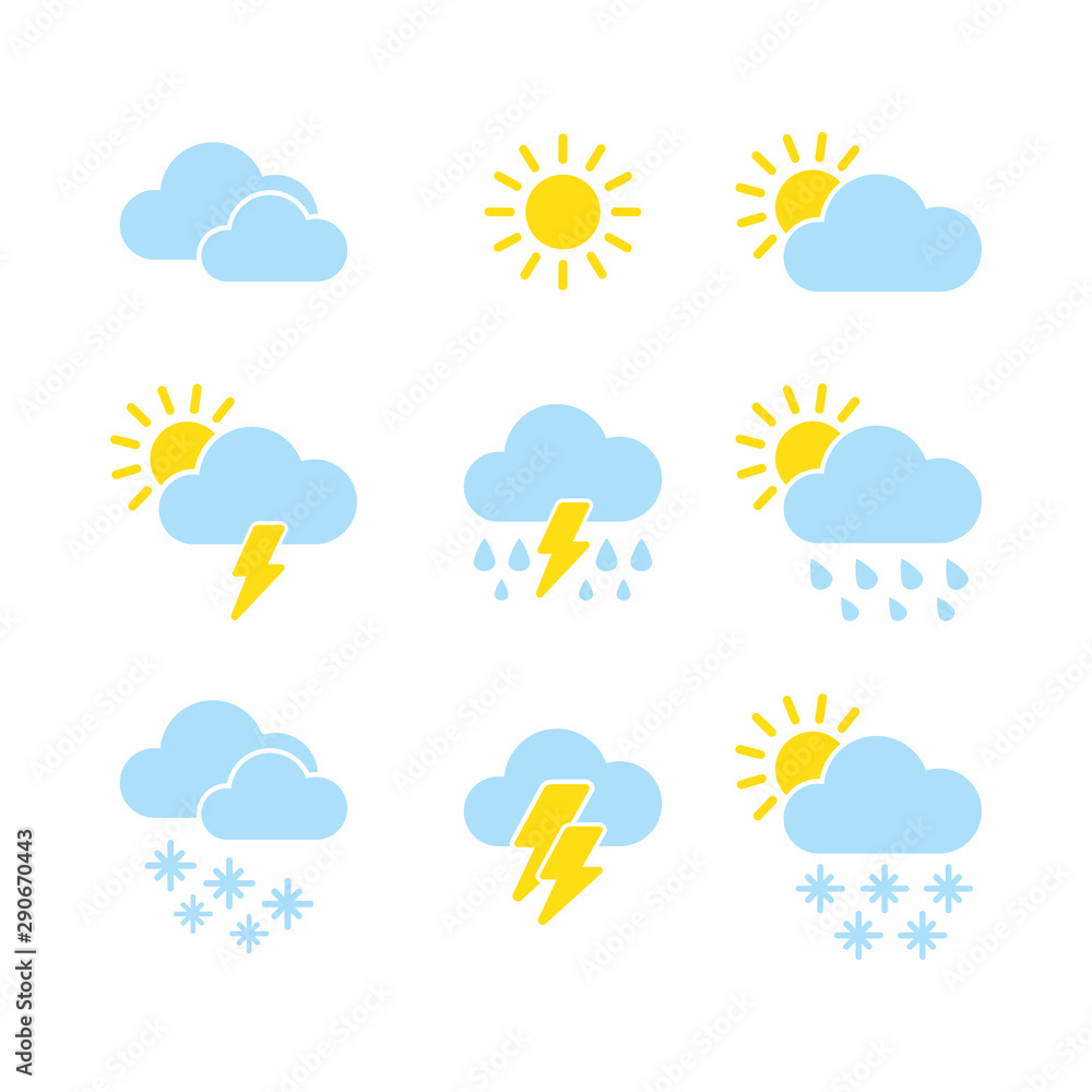 Weather forecast Icons Weather forecast Icons