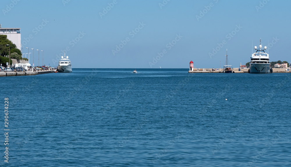 The harbor of Zadar