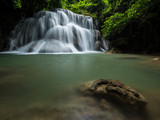 Huay Mae Khamin waterfall, Srisawat Kanchanaburi Thailand