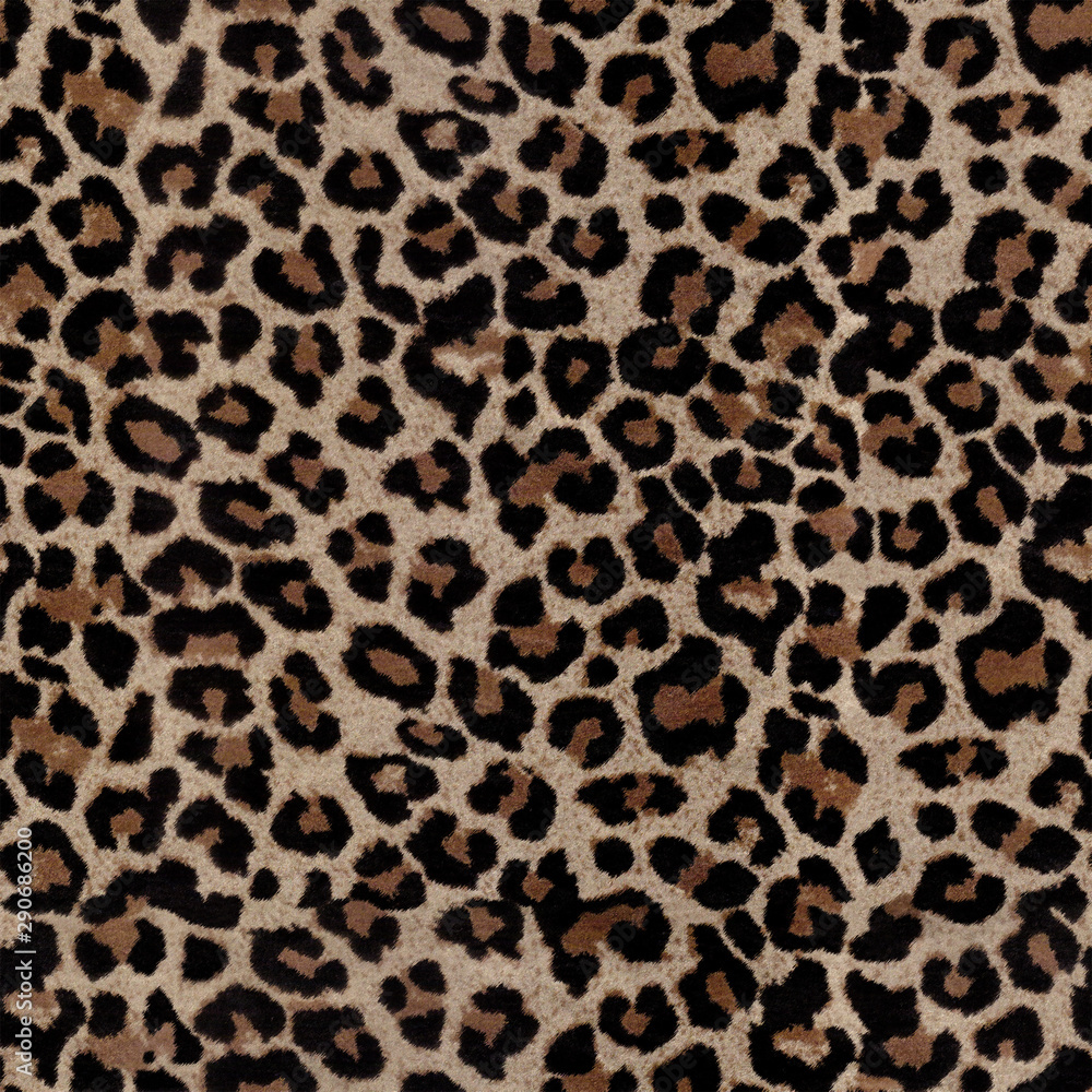 Naklejka premium leopard skin texture seamless pattern 