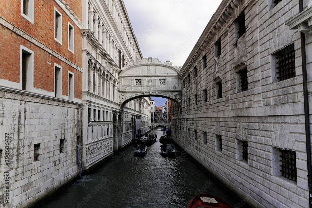 Seufzerbrücke, Ponte dei Spospiri, Venedig, Italien, Europa