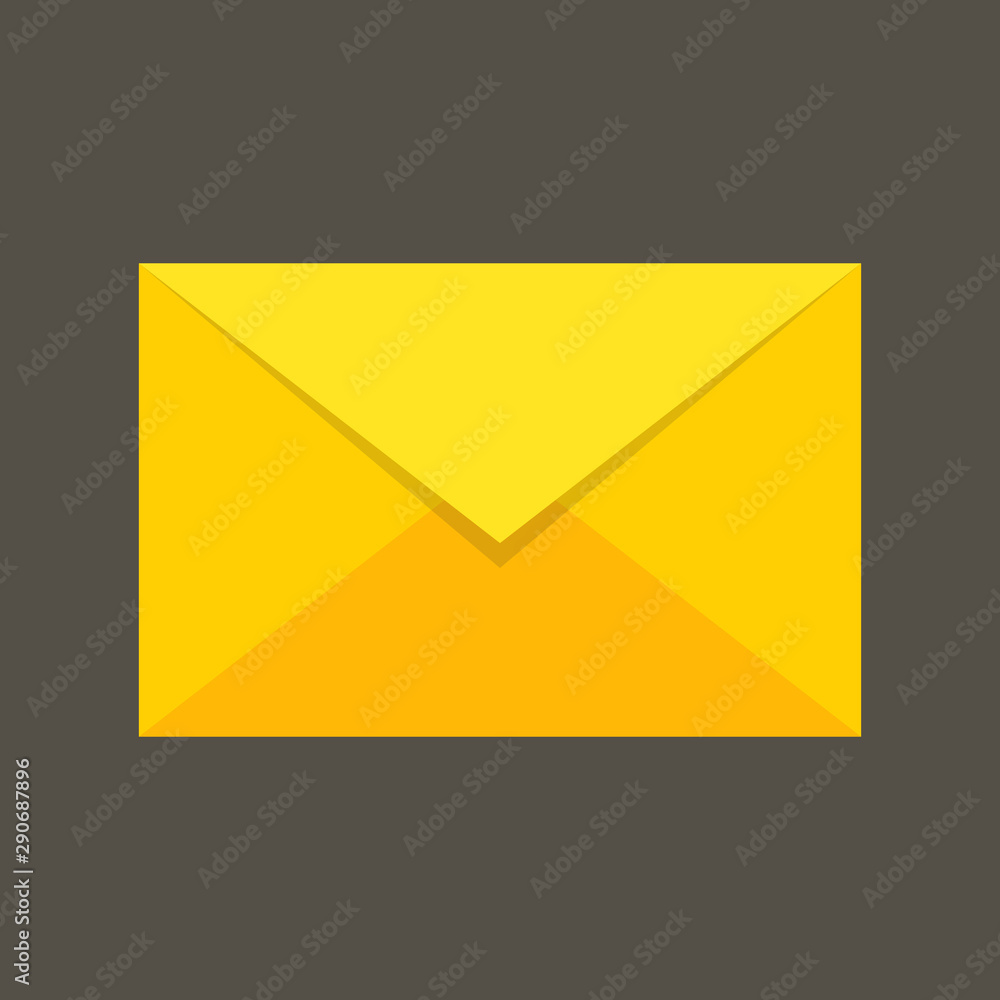 Envelope letter. Mail icon. Vector illustration. Envelope letter. Mail icon. Vector illustration.