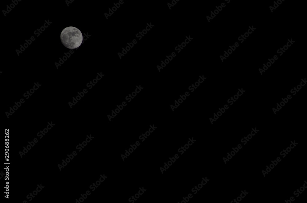Moon on dark Sky Moon on dark Sky