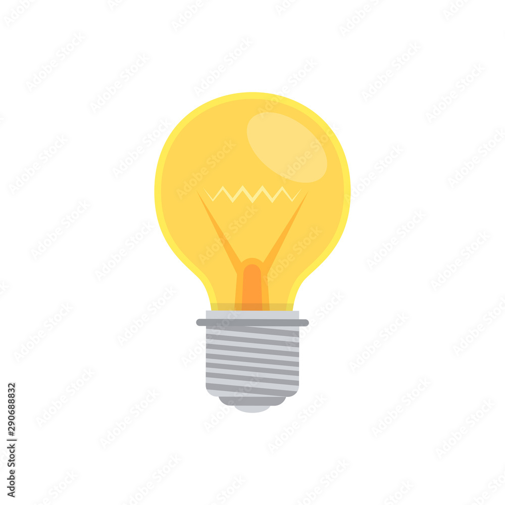 Light bulb icon. Idea concept. Vector illustration. Light bulb icon. Idea concept. Vector illustration.