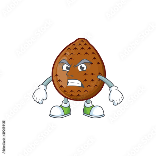 Scream sweet salak cartoon with character mascot