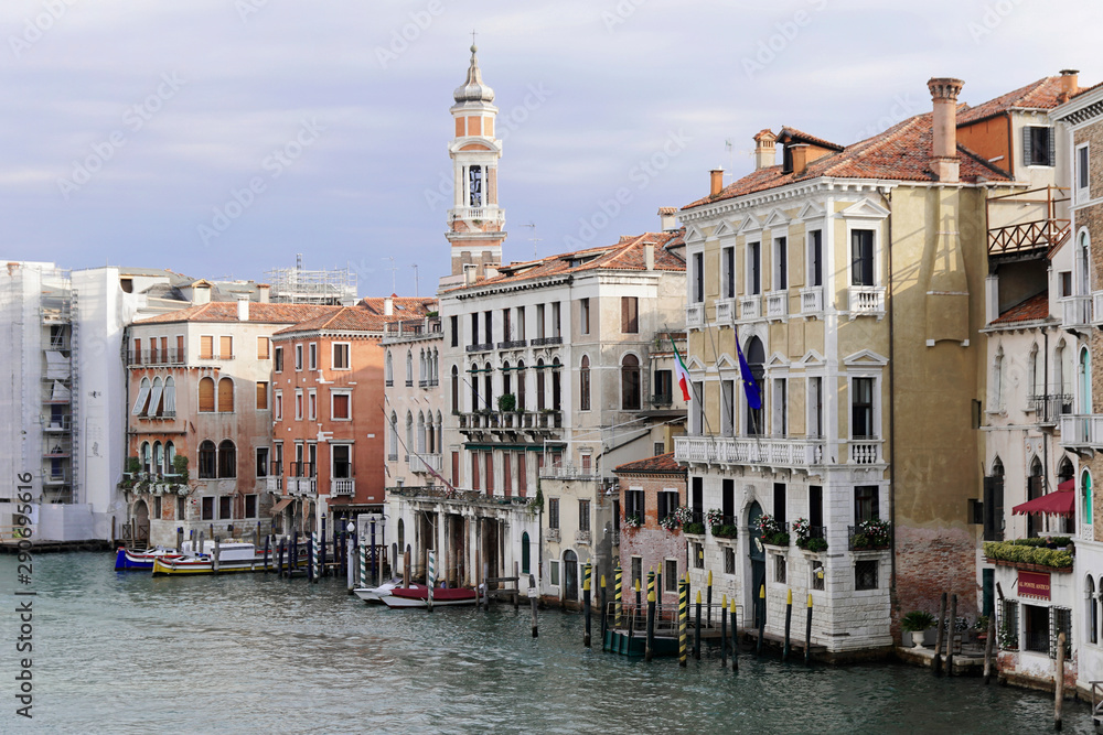 Boote, Canale Grande, Venedig, Venetien, Italien, Europa