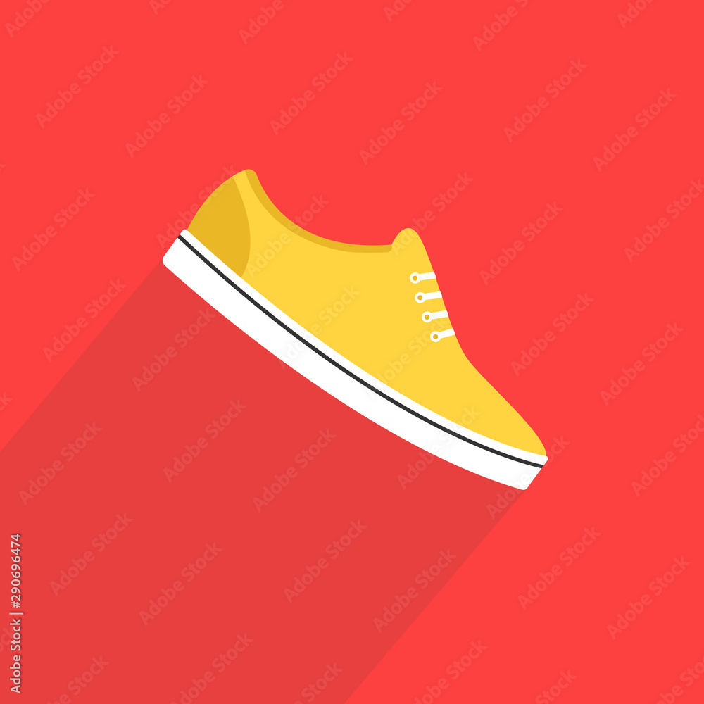 Sneakers icon. Vector illustration. Sneakers icon. Vector illustration.